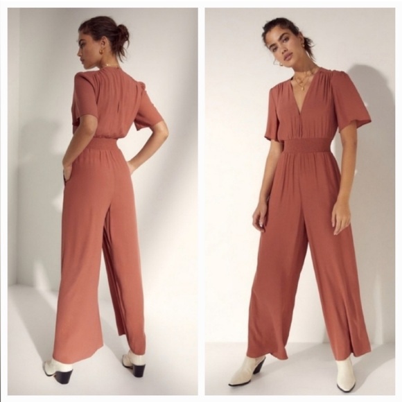 Aritzia Pants - Aritzia Wilfred Illana Wide Leg Jumpsuit